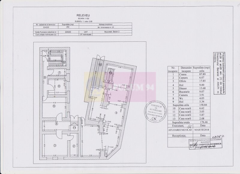Imobil central inchiriat integral, Armeneasca 23 | Investitie